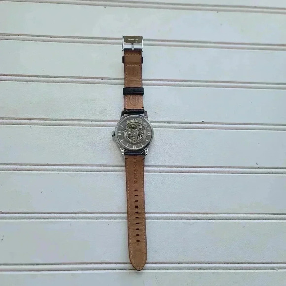 FOSSIL Mens Automatic Wrap Chronograph Watch ME3041 Leather Band Self-Winding - Picture 11 of 13